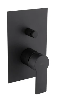 Swiss Aqua Technologies by Paffoni B-Way Set de finition de douche avec levier, 2 sorties, + Corps encastré inclus (SATBSBW215)* Colonne De Douche Sans Robinetterie