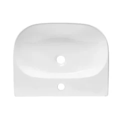 Swiss Aqua Technologies Brevis Lavabo suspendu avec trou pour robinetterie, 50x38,5x12cm (SATBRE5038R)* Lavabo