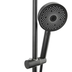 Hansgrohe Swiss Aqua Technologies Colonne de douche XXL 250 avec mitigeur thermostatique, Douchette 3 jets, noir mat (SATSSTKEC)