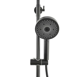 Hansgrohe Swiss Aqua Technologies Colonne de douche XXL 250 avec mitigeur thermostatique, Douchette 3 jets, noir mat (SATSSTKEC)