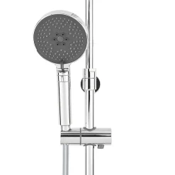 Swiss Aqua Technologies Colonne de douche XXL 240 avec mitigeur thermostatique, Douchette 3 jets, Chrome (SATSSTK)