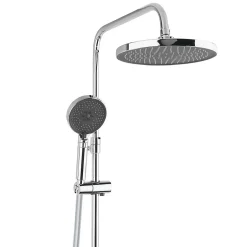 Swiss Aqua Technologies Colonne de douche XXL 240 avec mitigeur thermostatique, Douchette 3 jets, Chrome (SATSSTK)