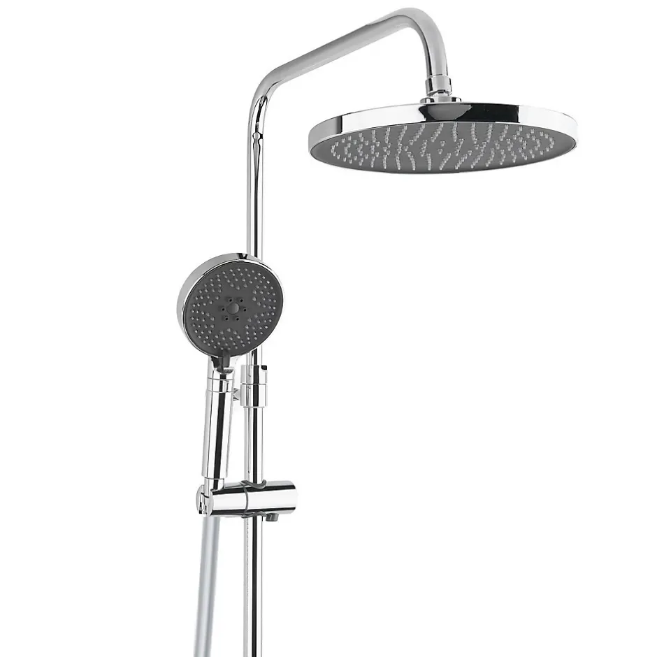Swiss Aqua Technologies Colonne de douche XXL 240 avec mitigeur thermostatique, Douchette 3 jets, Chrome (SATSSTK)