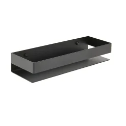 Swiss Aqua Technologies Etagère de salle de bain 30x10x5,5 cm, noir (SATDPOL3012MC)