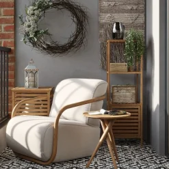 Swiss Aqua Technologies Etagère sur pied Naturel Home 35,5x123x39,5 cm, bois (HOMEREG4)* Etagère Salle De Bains