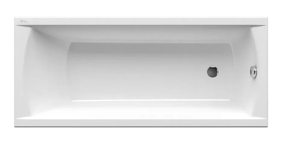 Swiss Aqua Technologies Fusion 150 x 70 cm Baignoire gain de place en acrylique, sans pieds, blanc (SIKOVR150)