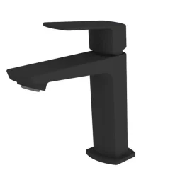 Swiss Aqua Technologies Mitigeur lavabo Feel, sans tirette, noir mat, (SATBSFEEL271C)* Robinet Lavabo Et Vasque