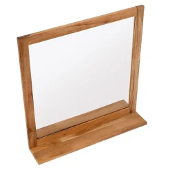 Swiss Aqua Technologies Miroir avec étagère Naturel Home 60x61,5 cm, bois (HOMEZRC)* Miroir Simple