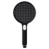 Swiss Aqua Technologies Pomme de douche SAT noir/chrome (SATBSRS33C)* Pommeau De Douche, Flexible Et Barre De Douche