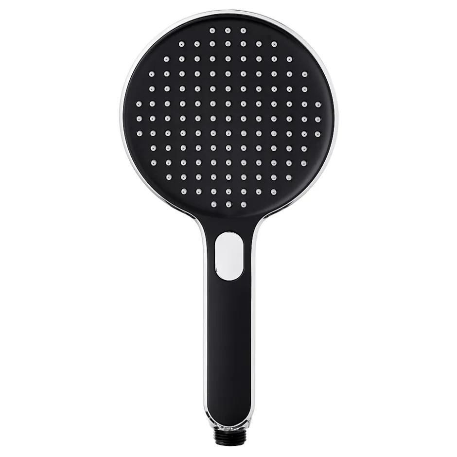 Swiss Aqua Technologies Pomme de douche SAT noir/chrome (SATBSRS33C)* Pommeau De Douche, Flexible Et Barre De Douche
