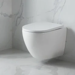 Swiss Aqua Technologies Pack WC Bâti-support Autoportant + WC sans bride SAT + Abattant SoftClose