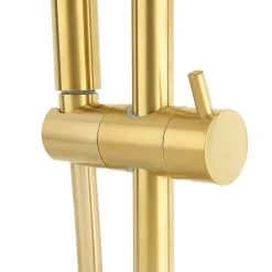 Swiss Aqua Technologies SAT DARK Colonne de douche avec Mitigeur Thermostatique, Or Brossé (SATDASSTKBZ)* Colonne De Douche Hydromassante