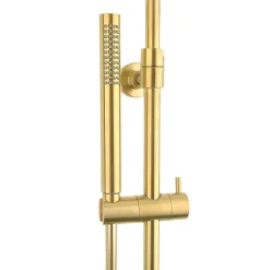 Swiss Aqua Technologies SAT DARK Colonne de douche avec Mitigeur Thermostatique, Or Brossé (SATDASSTKBZ)* Colonne De Douche Hydromassante