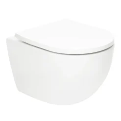 Swiss Aqua Technologies Tornado WC sans bride avec abattant SoftClose et fixations invisibles, blanc (SATFUS010RTORP)