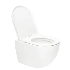 Swiss Aqua Technologies Tornado WC sans bride avec abattant SoftClose et fixations invisibles, blanc (SATFUS010RTORP)