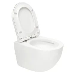 Swiss Aqua Technologies Tornado WC sans bride avec abattant SoftClose et fixations invisibles, blanc (SATFUS010RTORP)