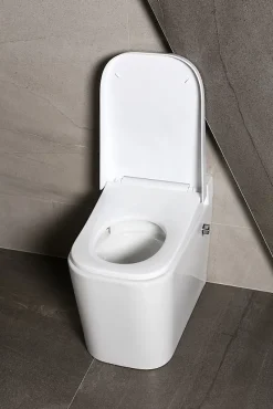 Swiss Aqua Technologies Ultimax WC hybride avec réservoir intégré et abattant frein de chute (SATOFSHFS3)
