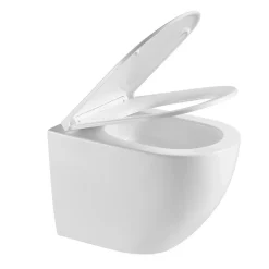 Swiss Aqua Technologies WC suspendu sans bride Tornado Quiet et fixations invisibles, abattant frein de chute (SAT67010RTORP)