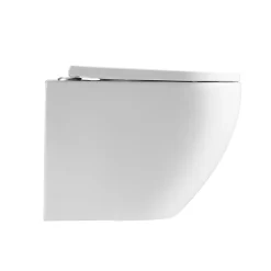 Swiss Aqua Technologies WC suspendu sans bride et fixations invisibles, abattant frein de chute (SAT67010RREXP)