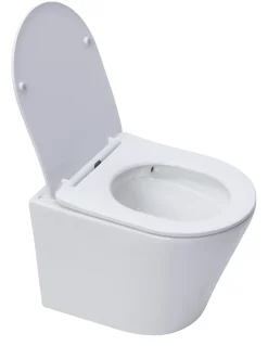 Swiss Aqua Technologies WC suspendu Infinitio sans bride et fixations invisibles + abattant frein de chute (SATINF010RREXP)