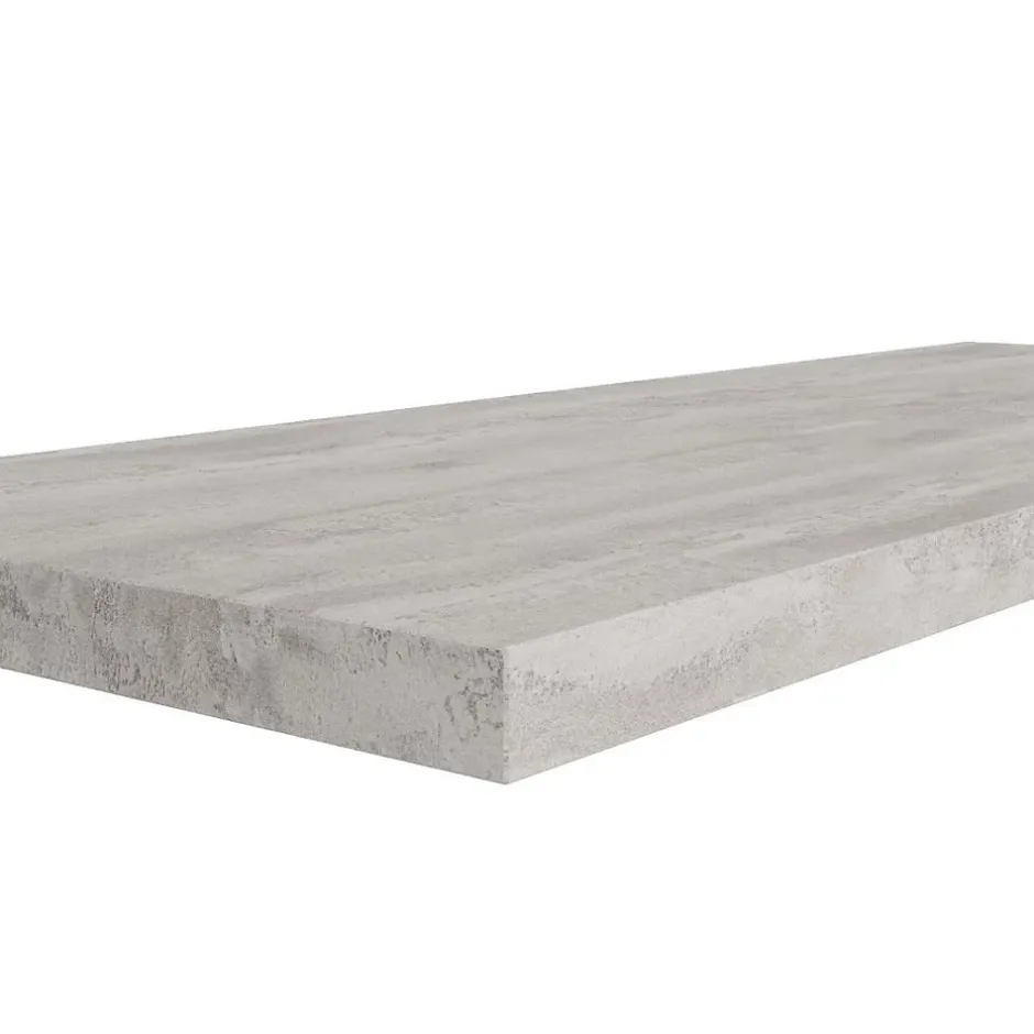 Kiamami Valentina Tablette De Lavabo En Bois 120Cm En Béton* Plan De Travail Salle De Bains