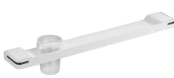Pellet Tablette de lavabo porte verre ALUR - Coloris : Noir mat* Etagère Salle De Bains