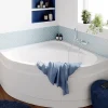 GoodHome Tablier de baignoire d'angle 140 cm Cavally