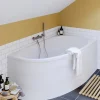 Tablier de baignoire d'angle Horyn L. 150 cm x l. 90 cm blanc