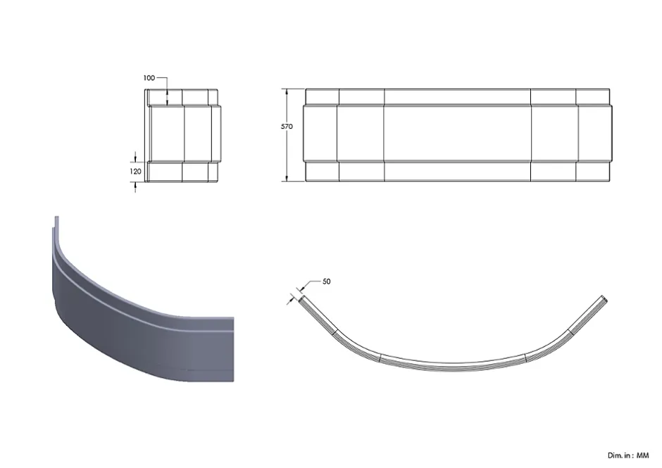 Tablier de baignoire d'angle Horyn L. 130 cm blanc