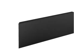Allibert Tablier de baignoire frontal noir Fix'alu 180 cm