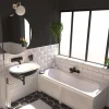 Valentin Tablier de baignoire frontal 170 cm pour baignoire Glyphe,* Tablier Et Habillage De Baignoire