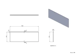 Balneo Tablier de baignoire frontal blanc Panel 150 cm* Tablier Et Habillage De Baignoire