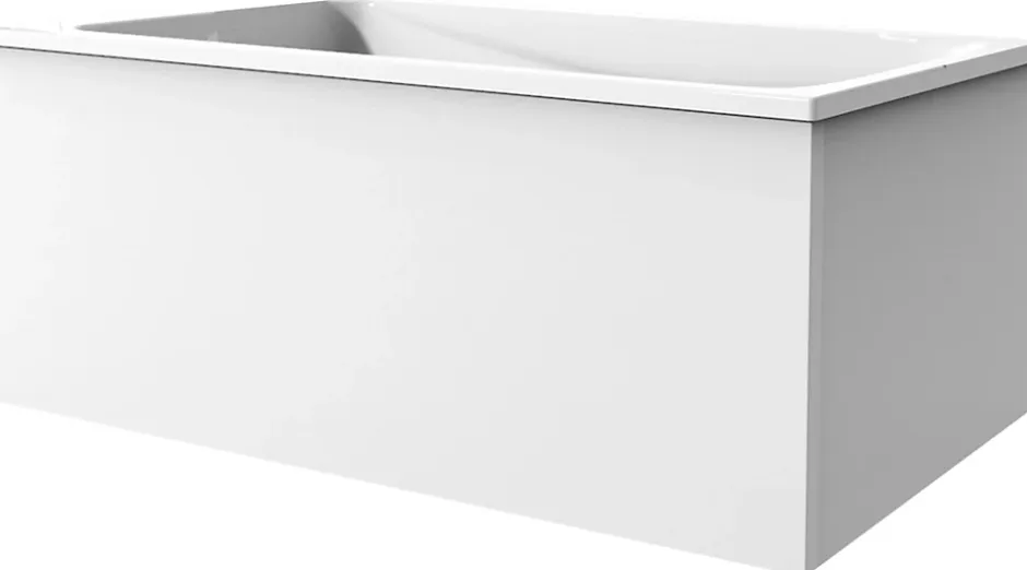 Jacob Delafon Tablier de baignoire frontal et latéral 180 x 60 x 80 cm blanc mat* Tablier Et Habillage De Baignoire