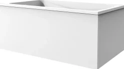 Jacob Delafon Tablier de baignoire frontal et latéral 180 x 60 x 80 cm blanc brillant