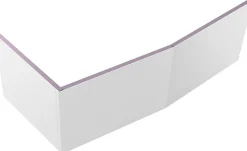 Jacob Delafon Tablier de baignoire frontal et latéral 170 cm blanc brillant