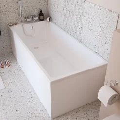 Balneo Tablier de baignoire frontal blanc Panel 170 cm* Tablier Et Habillage De Baignoire