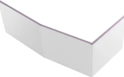 Jacob Delafon Tablier de baignoire frontal et latéral 160 cm blanc brillant