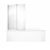 Jacob Delafon Tablier de baignoire installation en niche blanc mat + pare bain Malice