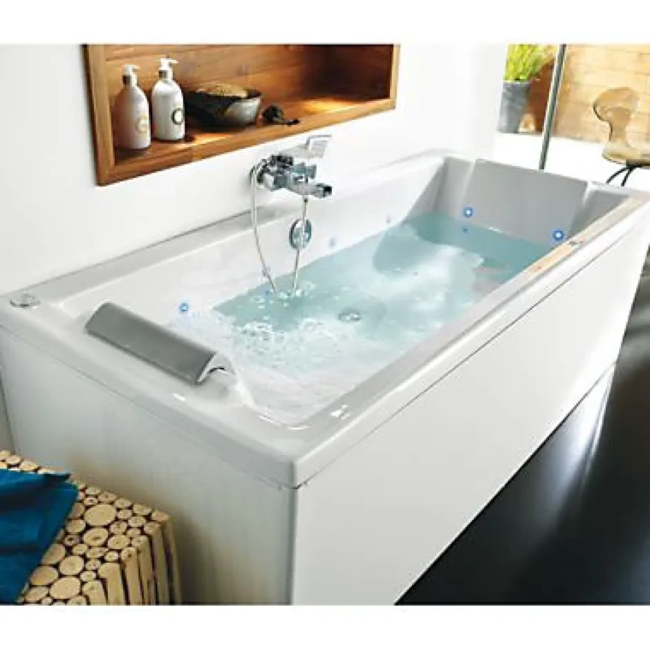Allibert Tablier de baignoire l.80 cm, Clips* Tablier Et Habillage De Baignoire