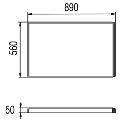 Valentin Tablier de baignoire latéral blanc 180 x 90 cm pour modèles Folk et Conversation,* Tablier Et Habillage De Baignoire