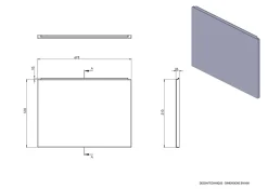 Balneo Tablier de baignoire latéral blanc Panel 70 cm* Tablier Et Habillage De Baignoire