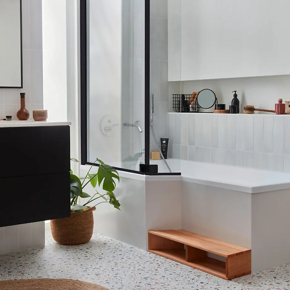 Jacob Delafon Tablier pour baignoire Neo installation en angle