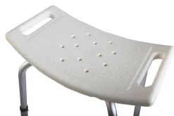 Godonnier Tabouret de douche avec poignées, hauteur réglable, blanc,* Siège De Douche