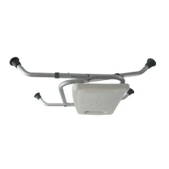 Generique Tabouret de douche, Identités 812031, Chaise de douche, courbé pliant blanc, pliable pour le ranger et le transporter facilement* Siège De Douche