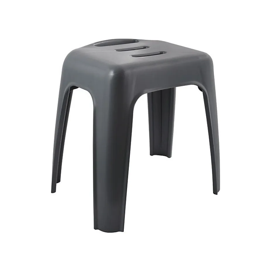 Spirella Tabouret grand siège de douche HOCKER Gris Max 130kg* Siège De Douche