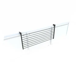 Foxydry Étagère à linge balcon pliable alu 118x63x8 cm Duo* Etendoir À Linge