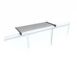 Foxydry Étagère à linge balcon pliable alu 118x63x8 cm Duo* Etendoir À Linge