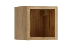 Furnidea Étagère cube de salle de bain suspendue 20 x 20 cm NOVA chêne Coast Evoke