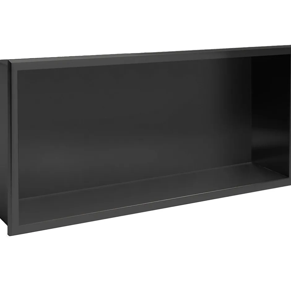 Rea ÉTAGÈRE D'ENCASTREMENT POUR SALLE DE BAINS 6 30X60X10 BLACK