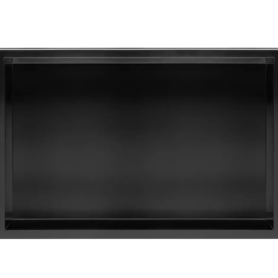 Rea ÉTAGÈRE D'ENCASTREMENT POUR SALLE DE BAINS 6 30X60X10 BLACK